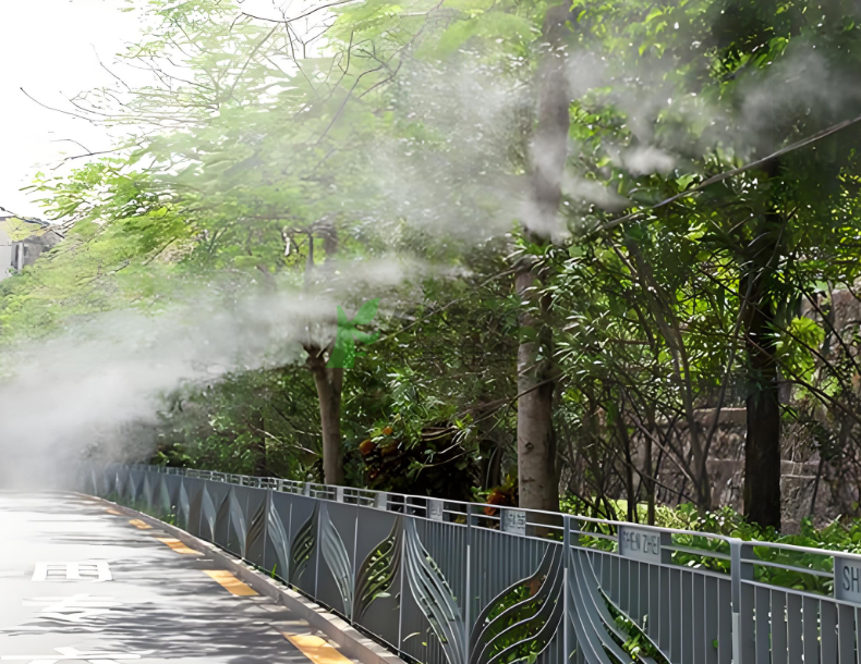 北京景區公園霧森噴霧降溫系統