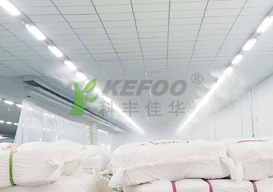 紡織廠(chǎng)車(chē)間噴霧加濕系統(tǒng)應(yīng)用