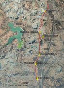 山東五蓮縣道4公里道路噴淋抑塵系統布局